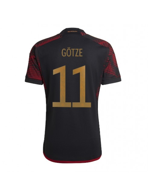 Deutschland Mario Gotze #11 Auswärtstrikot WM 2022 Kurzarm